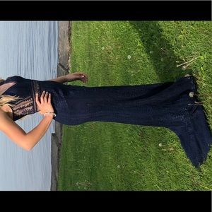 Navy Blue Minuet prom dress